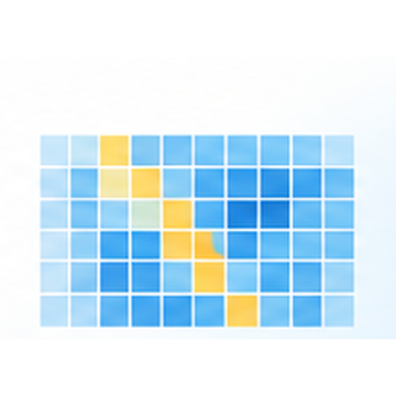 Illustration of a data heatmap